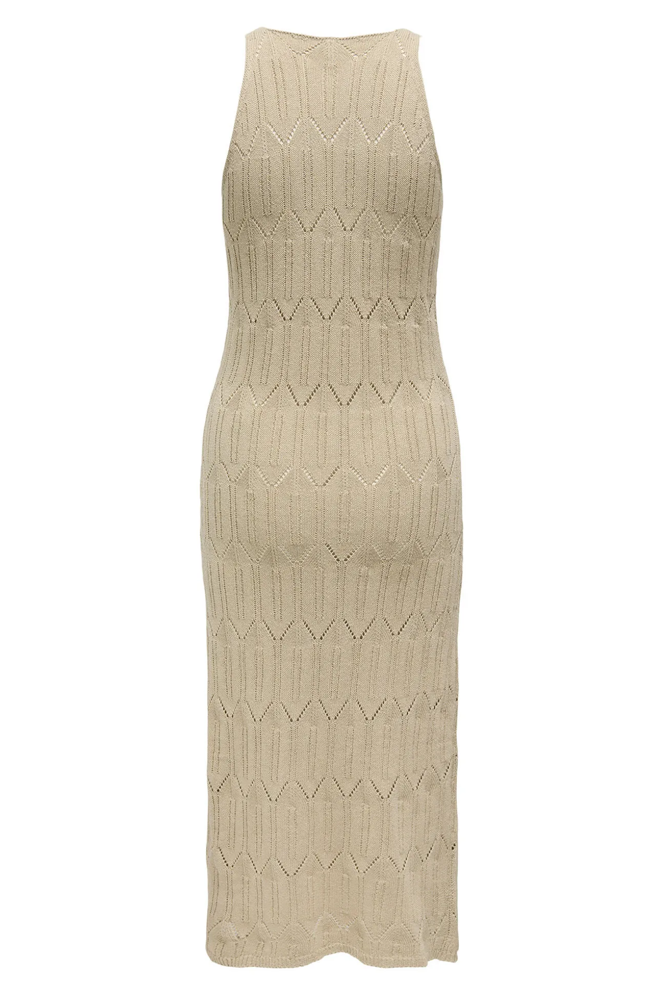 Vestido midi de crochet