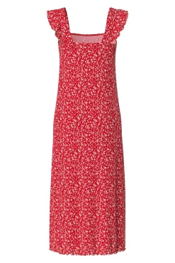 Vestido midi de flores