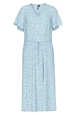 Vestido midi de flores