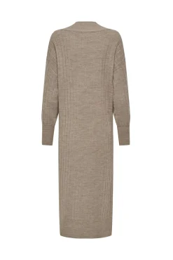 Vestido midi de punto