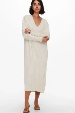 Vestido midi de punto