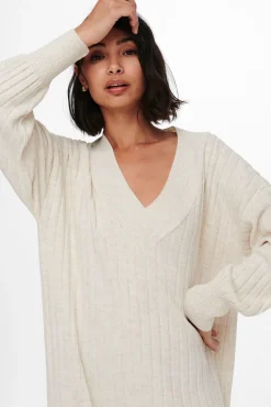 Vestido midi de punto