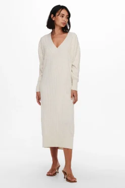 Vestido midi de punto
