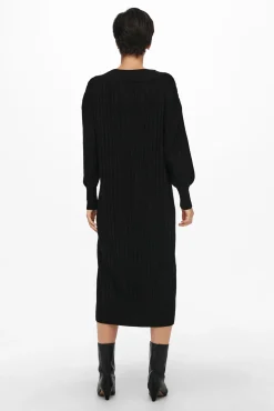 Vestido midi de punto