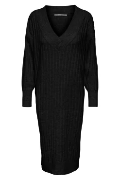 Vestido midi de punto