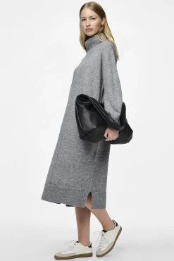 Vestido midi de punto