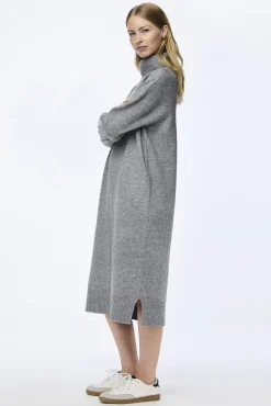 Vestido midi de punto