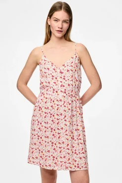 Vestido midi de tirantes
