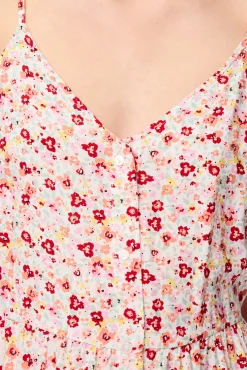 Vestido midi de tirantes