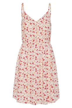 Vestido midi de tirantes