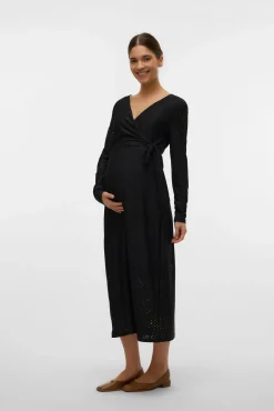 Vestido midi encaje maternity lactancia