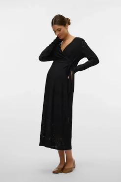 Vestido midi encaje maternity lactancia