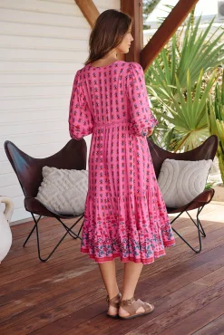 Vestido midi estampado Monday