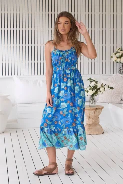 Vestido midi estampado Natalia