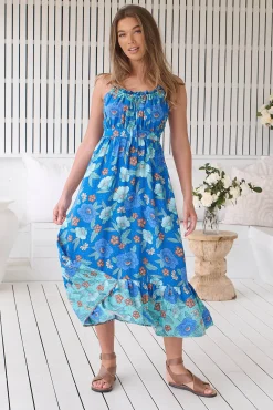 Vestido midi estampado Natalia