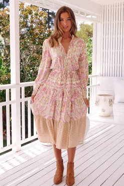 Vestido midi estampado Serenade