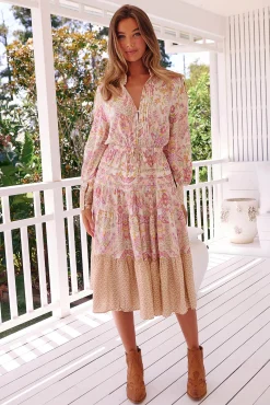 Vestido midi estampado Serenade
