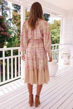Vestido midi estampado Serenade