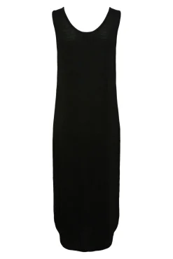 Vestido midi fluido con lurex