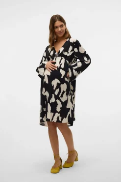 Vestido midi maternity