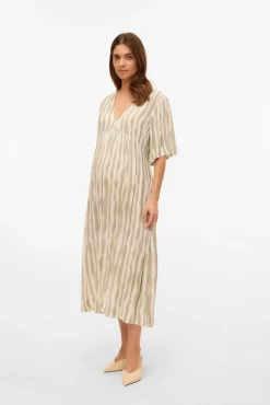 Vestido midi maternity