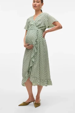 Vestido midi maternity y lactancia