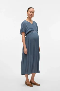 Vestido midi maternity y lactancia