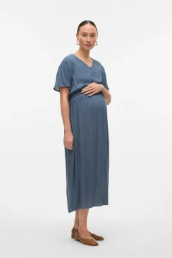 Vestido midi maternity y lactancia