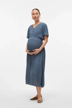 Vestido midi maternity y lactancia