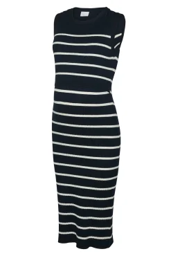 Vestido midi punto maternity