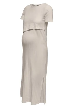 Vestido midi sin mangas maternity y lactancia