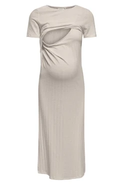 Vestido midi sin mangas maternity y lactancia