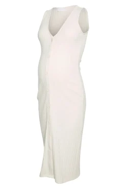 Vestido midi sin mangas maternity y lactancia