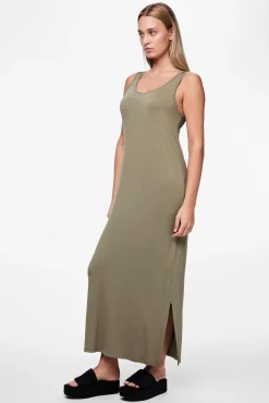 Vestido midi tirantes