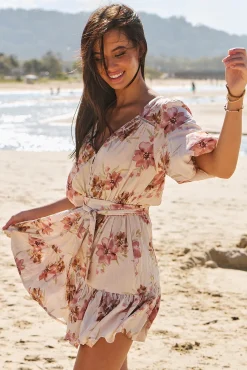 Vestido mini estampado Dahlia