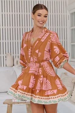 Vestido mini estampado Jayde
