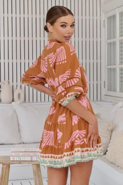 Vestido mini estampado Jayde
