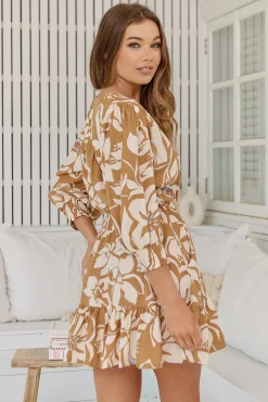 Vestido mini estampado Nusa