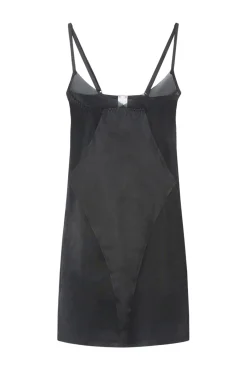 Vestido moldeador tul negro
