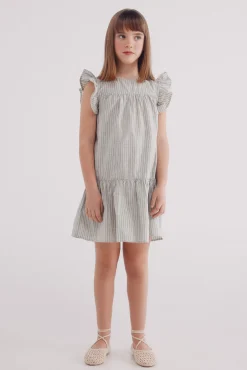 Vestido rayas niña