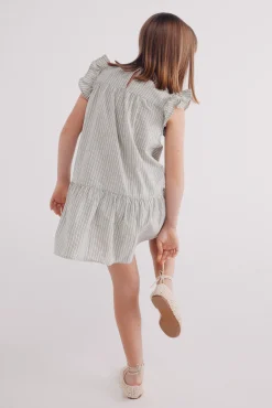 Vestido rayas niña