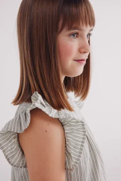 Vestido rayas niña