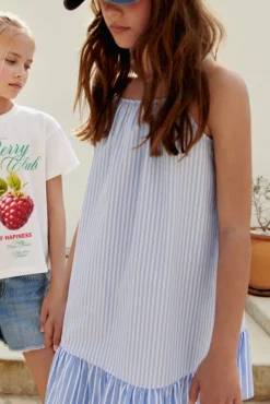 Vestido rayas niña