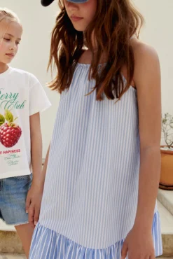Vestido rayas niña