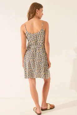 Vestido tirantes estampado sello