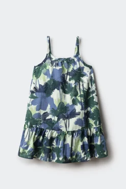 Vestido tirantes flores niña