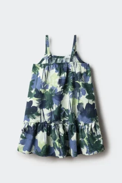 Vestido tirantes flores niña