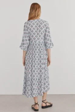 Vestido tunica estampado