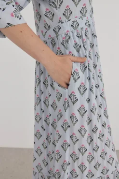 Vestido tunica estampado