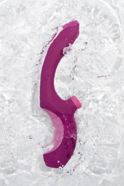 Vibrador conejito con succión Momba Borgoña
